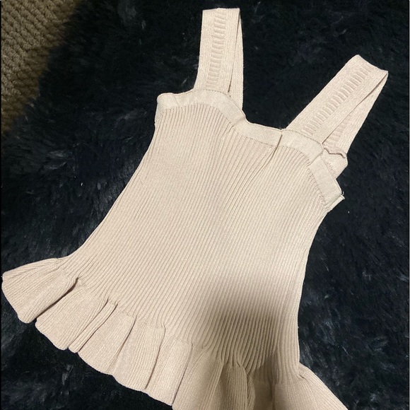 Nude Peplum Shirt - Picture 4 of 4